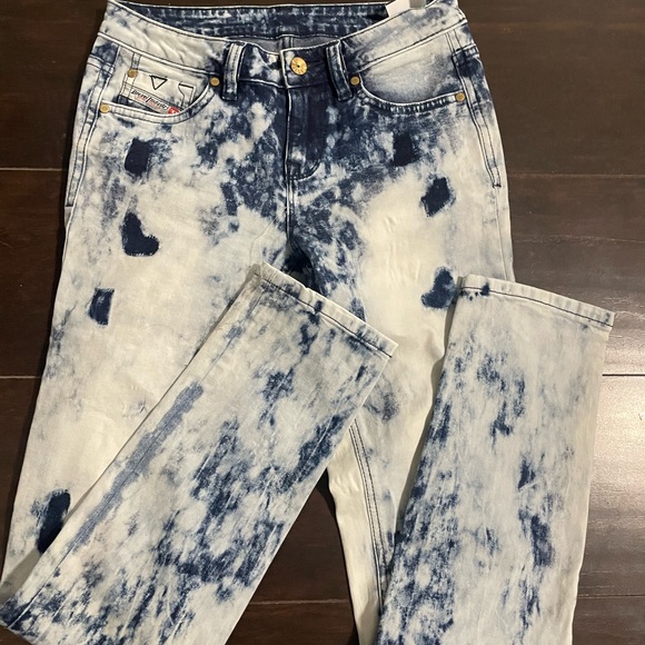 Diesel stone washed straight leg jeans size 27 - Picture 2 of 4